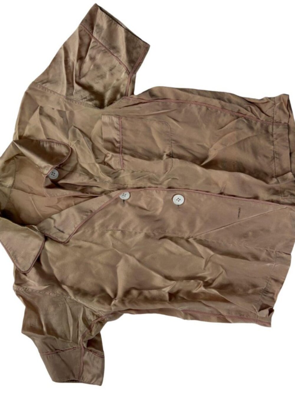 Araks Women's Brown and Tan Shirt